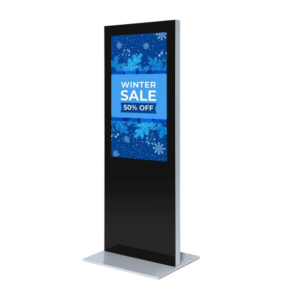 Digitální tenký totem pro 43&quot; monitorem Samsung a dotykovou fólií