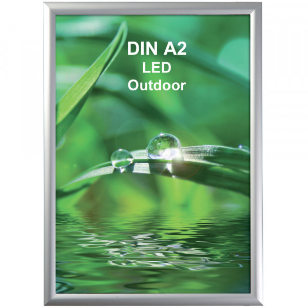 LED DIN A2 Outdoor Leuchtrahmen