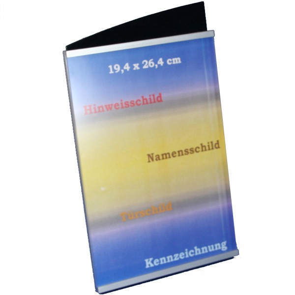 Tisch und Tresenschild 194x264mm Hochformat