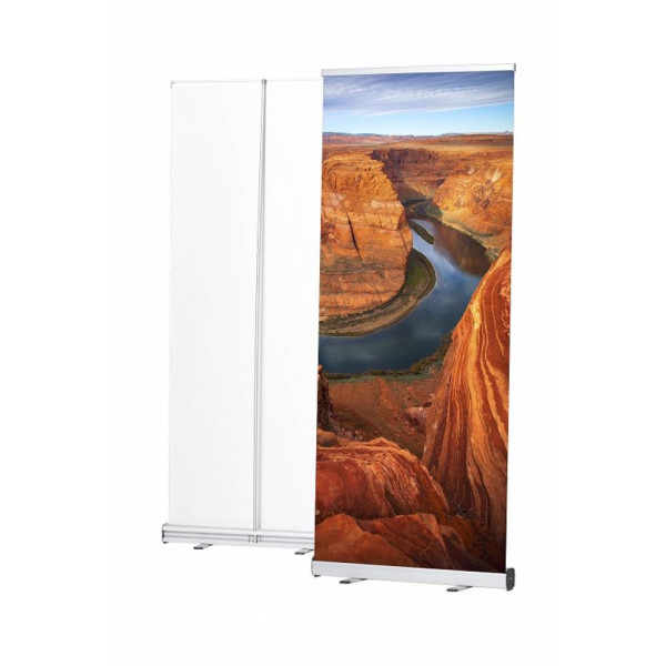 Roll-Banner Plus Alu 60x200cm, silber