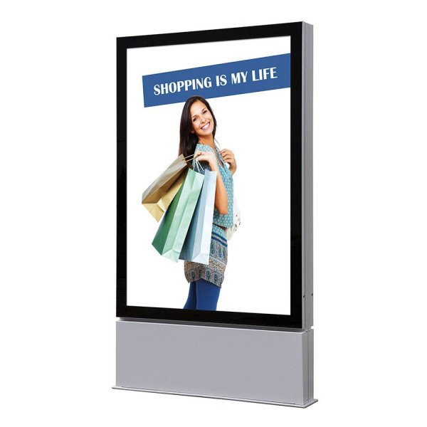LED Plakatschaukasten Outdoor Premium 120x180cm Doppelseitig