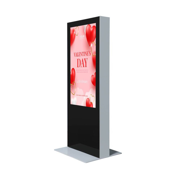Digitale Infostele Doppelseitig für 55&quot; Samsung Monitor