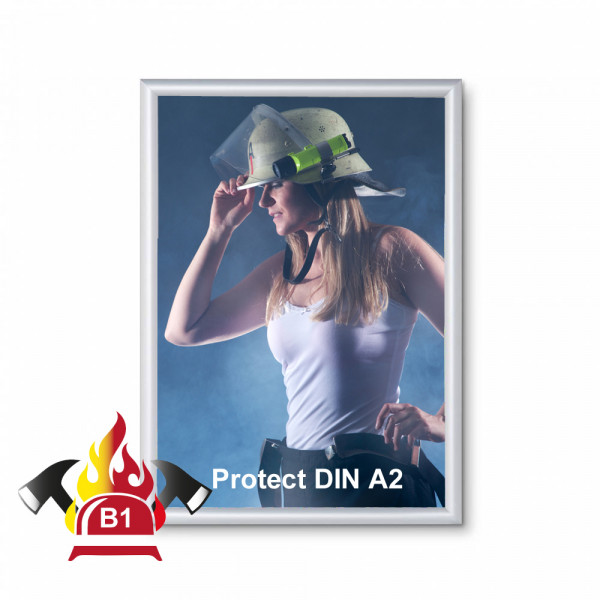 Klapprahmen FireProtection 25mm DIN A2 Brandschutznorm B1