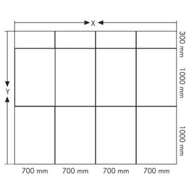 Messe Faltwand mit 12 Grafik-Panelen 280 x 230cm | LBDisplay