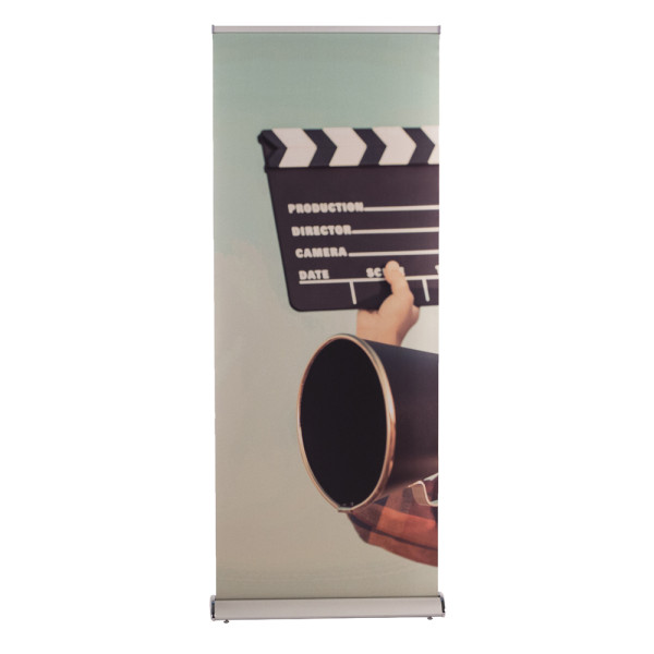 Roll-Banner Premium 85x160-220cm, silber