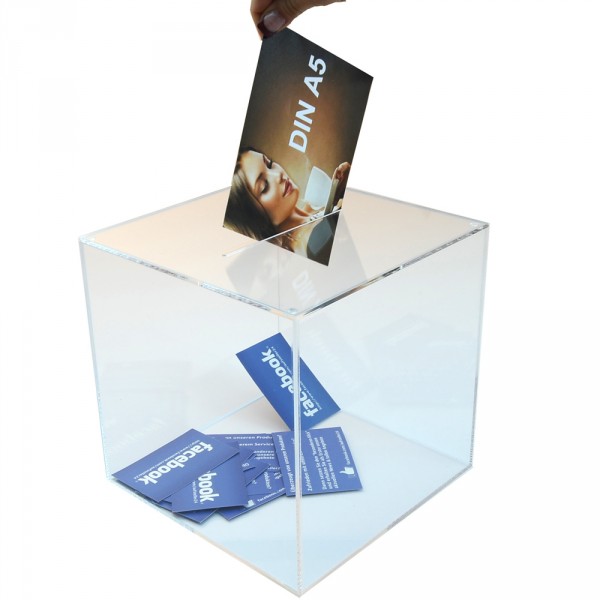 Loterijní box s délkou okraje 30 cm ECO - Akryl