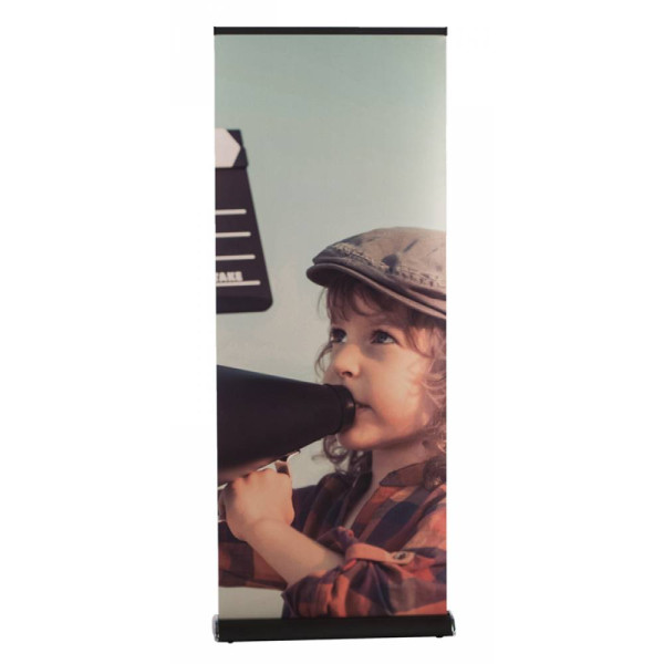 Roll-Banner Premium 85x160-220cm, schwarz