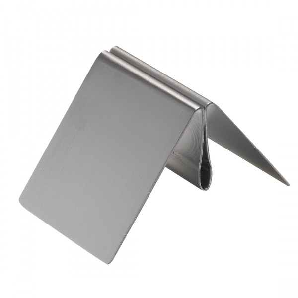 Menükartenhalter 50mm aus Edelstahl