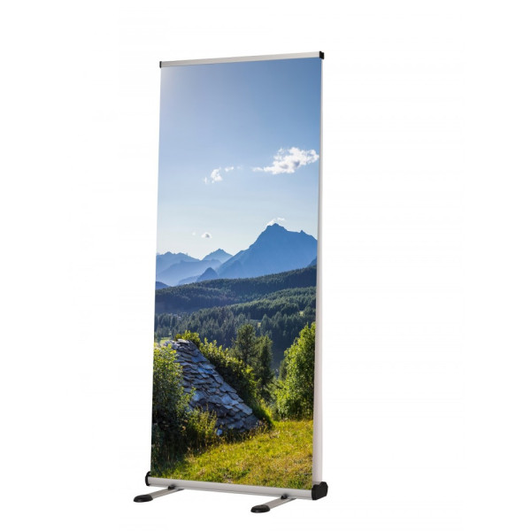 Roll-Banner Open-Air 85x200cm, doppelseitig