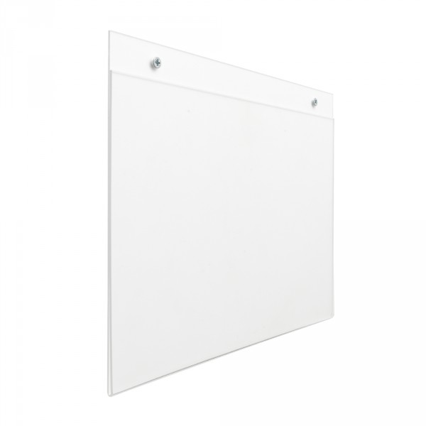 Wanddisplay Einzelblatt DIN A4 Querformat Poly