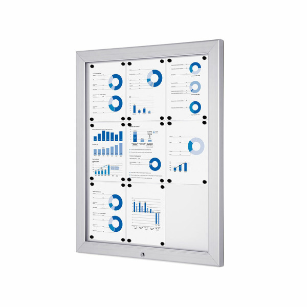 abschließbarer Schaukasten Outdoor ALPHA SCA 9x DIN A4