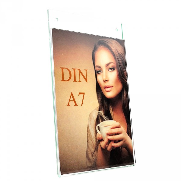 Wanddisplay Einzelblatt DIN A7 Hochformat